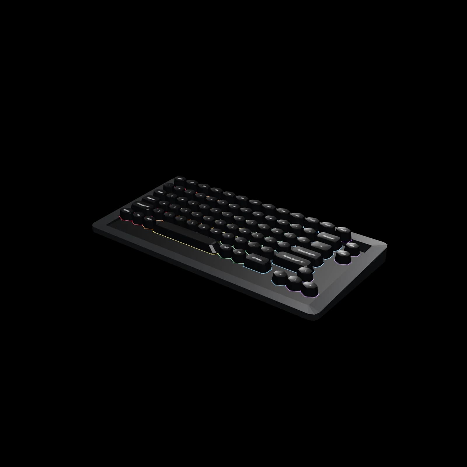 LIGHTSALT Kurve 79 Keys 3D 렌더
