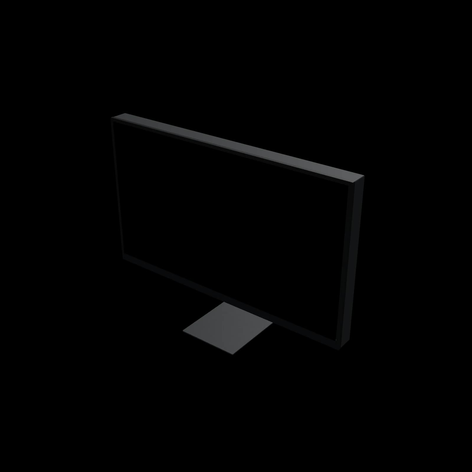 LG전자 27U631A 3D 렌더