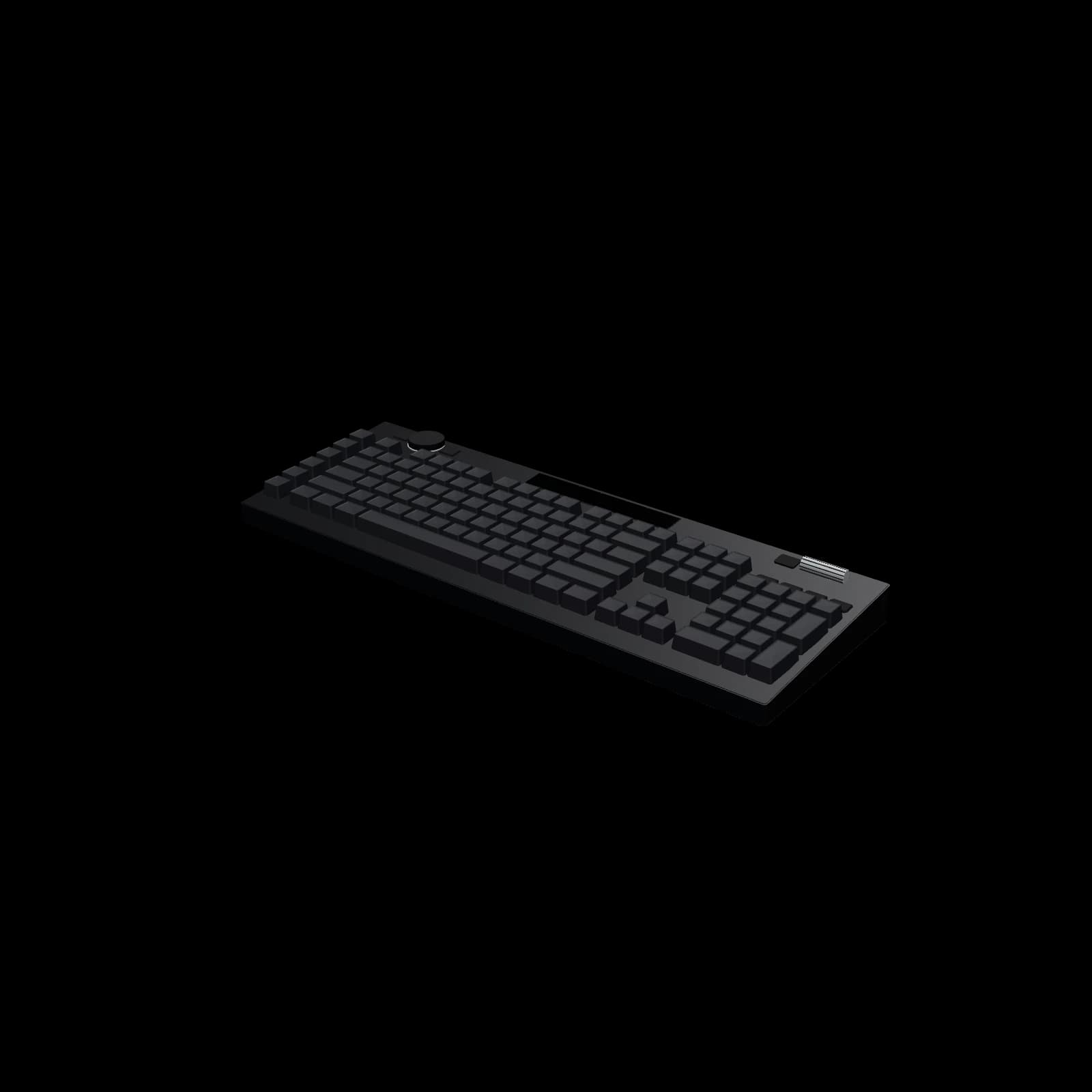 커세어 K100 RGB 키보드 3D 렌더
