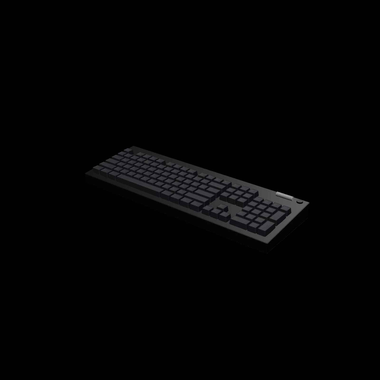 레이저 BlackWidow V3 키보드 3D 렌더