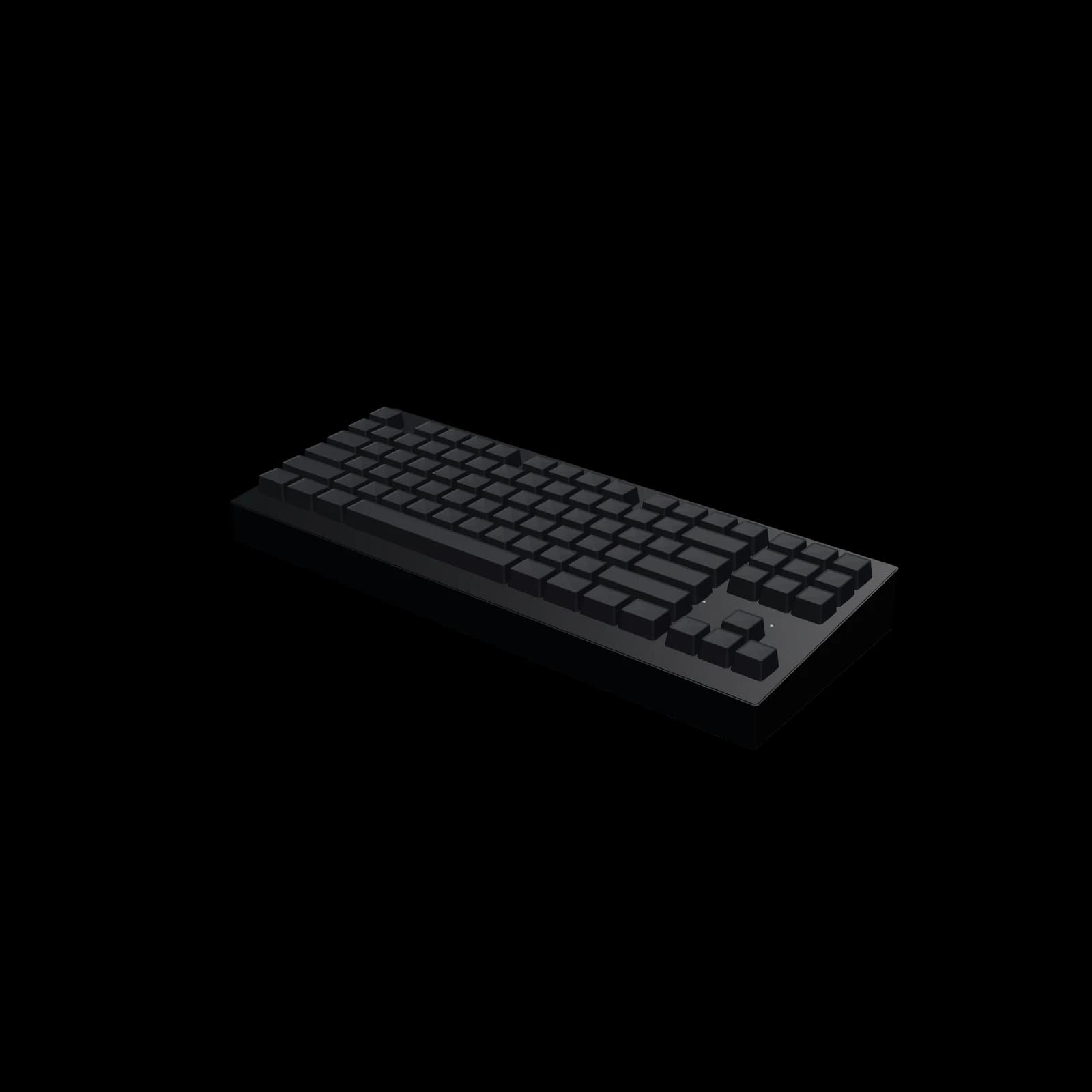 콕스 CK87 키보드 3D 렌더