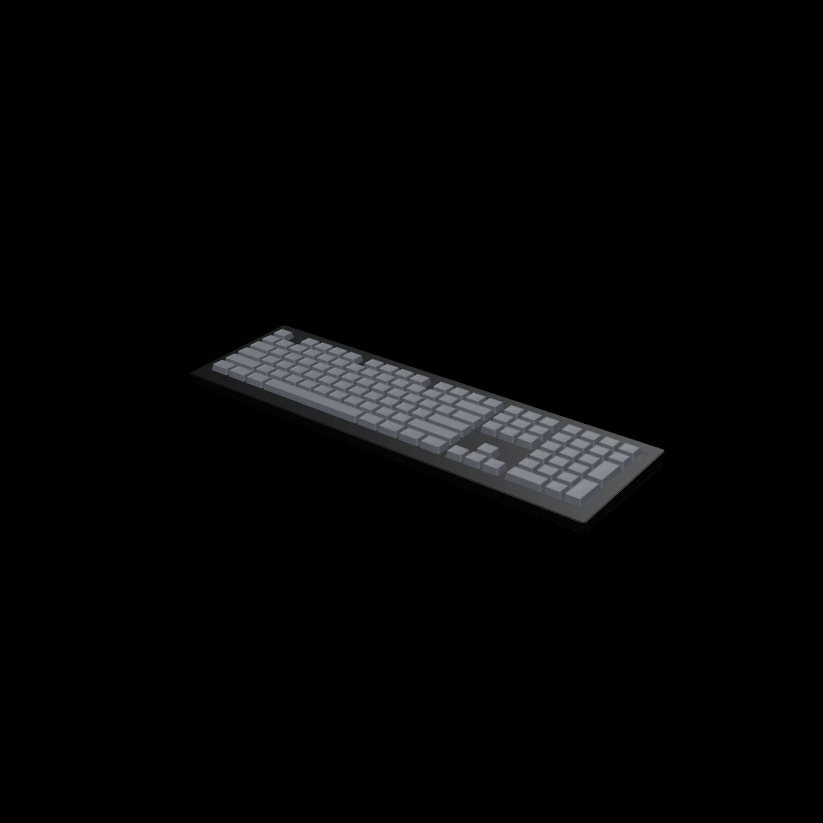로지텍 MX Keys S 키보드 3D 렌더
