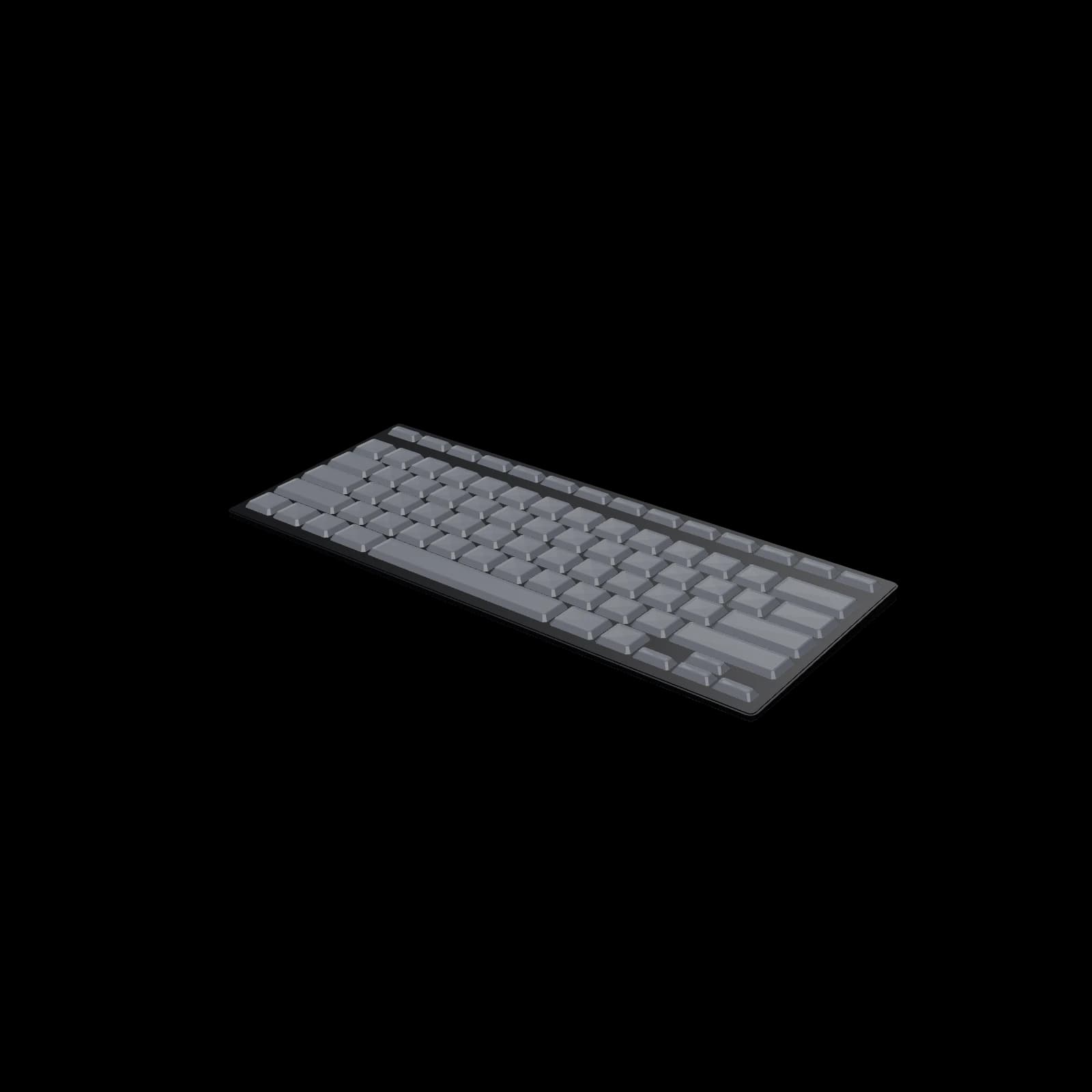 로지텍 Keys-To-Go 2 키보드 3D 렌더