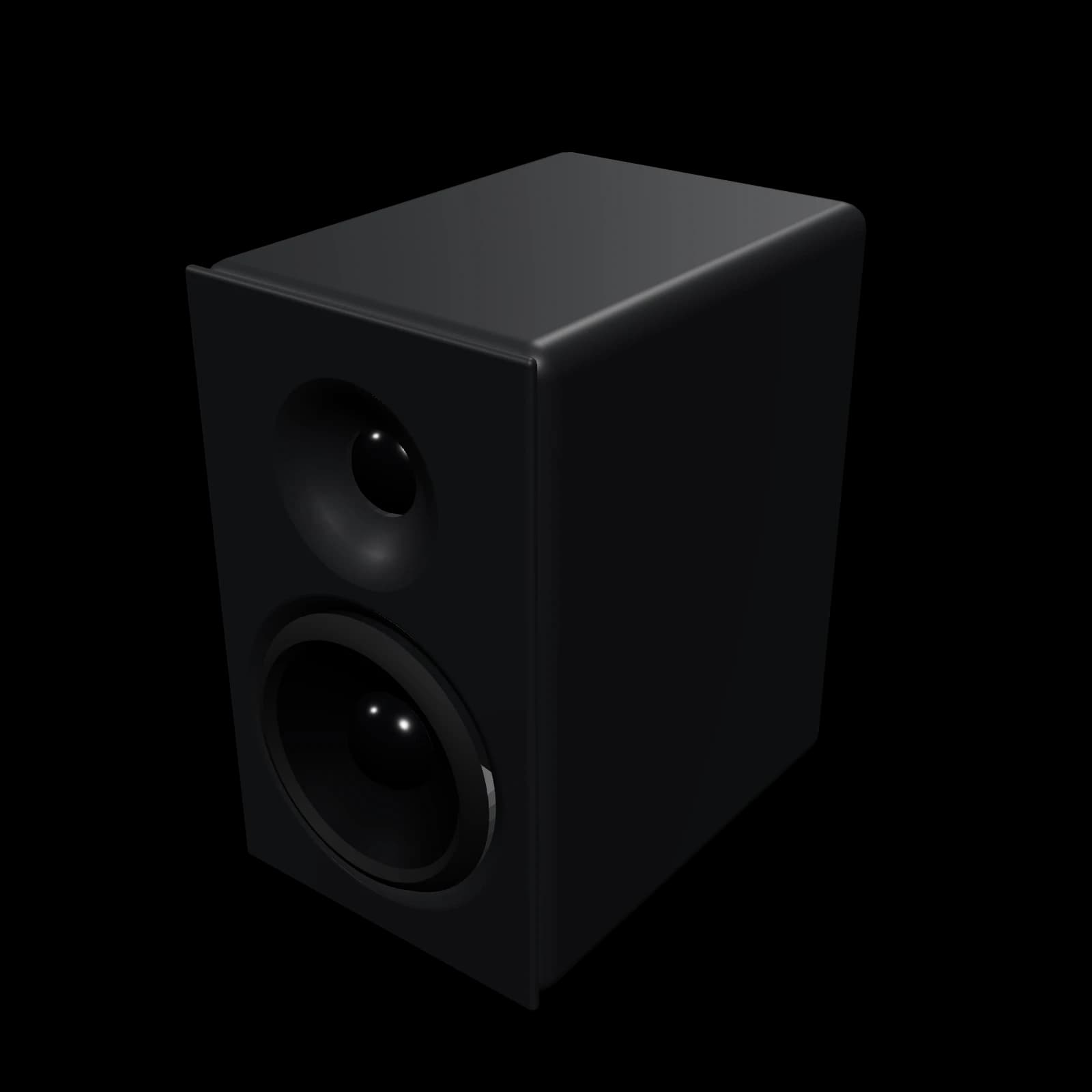에디파이어 M60 스피커 3D 렌더