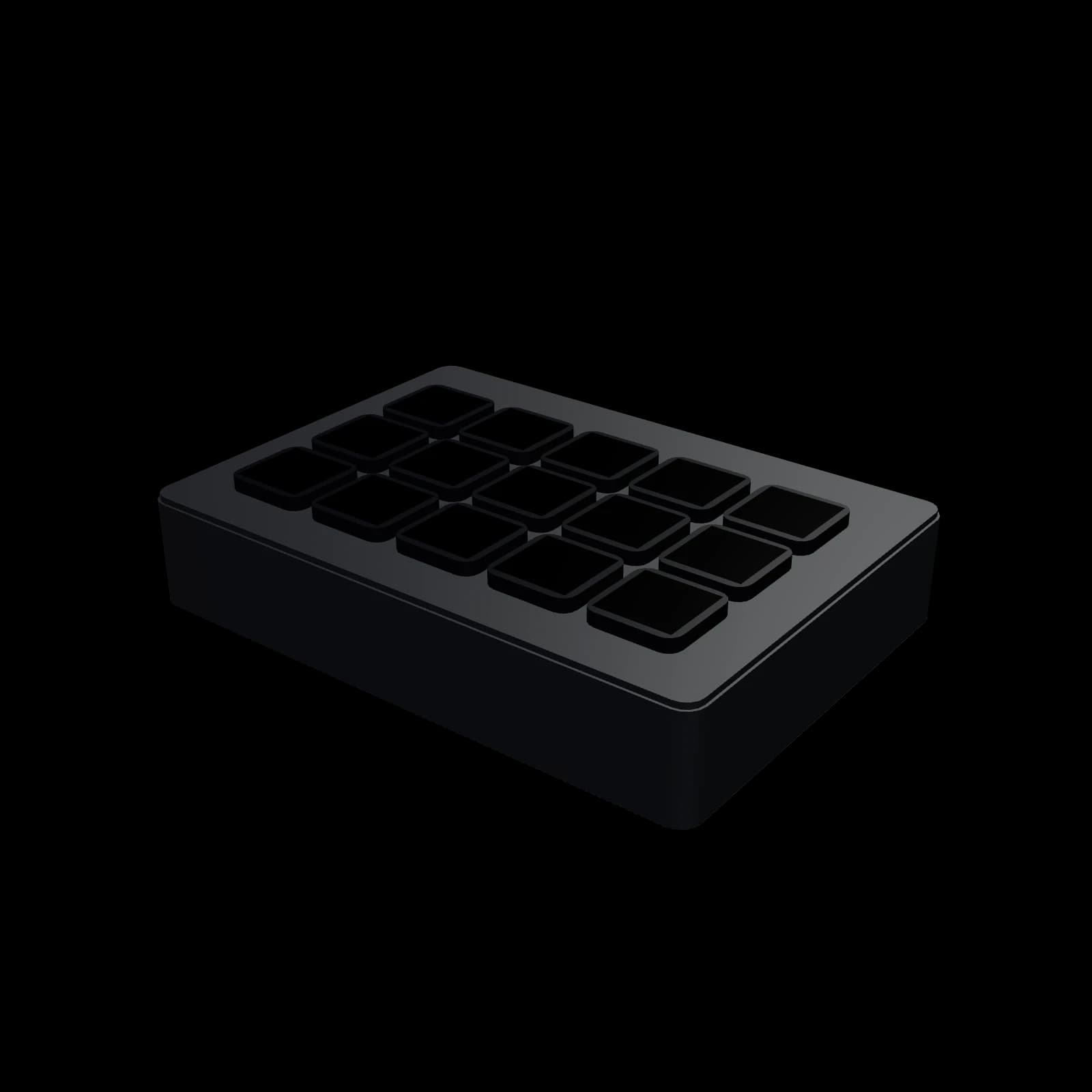 엘가토 Stream Deck MK.2 3D 렌더