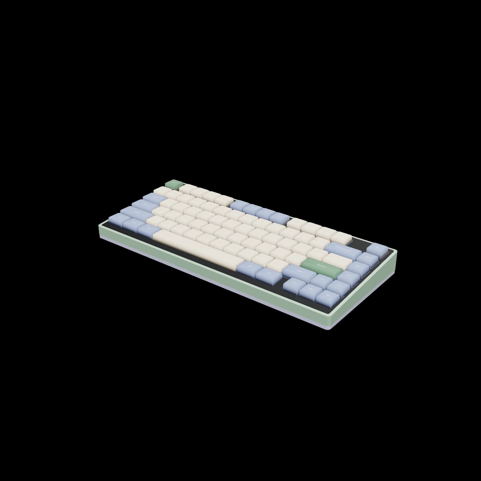 Varmilo Minilo VXT81 3D 렌더