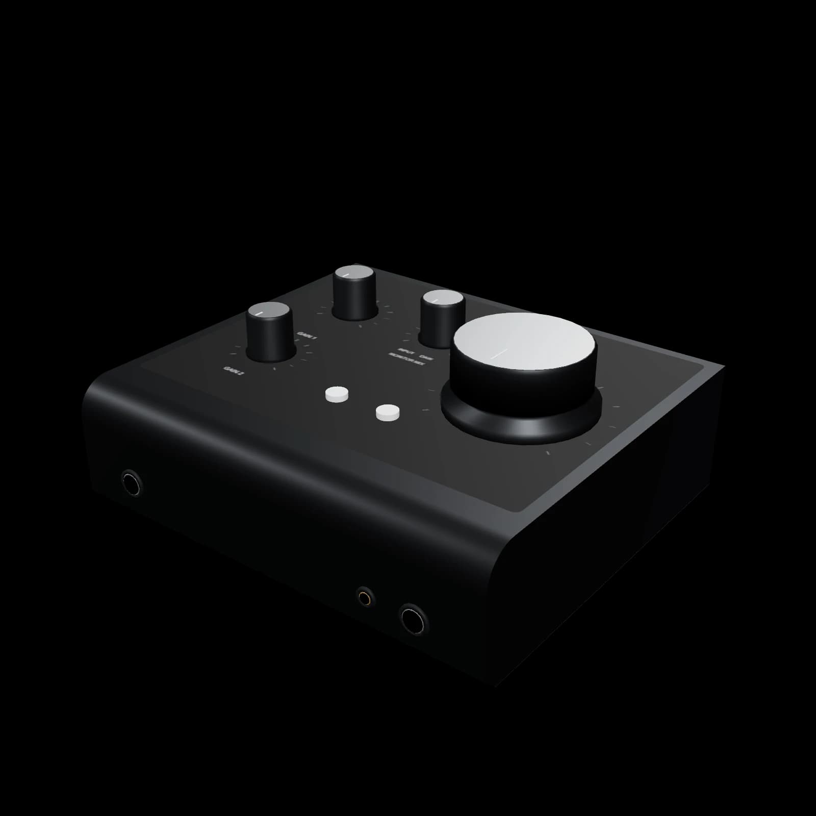 Audient iD4 MKII 3D 렌더