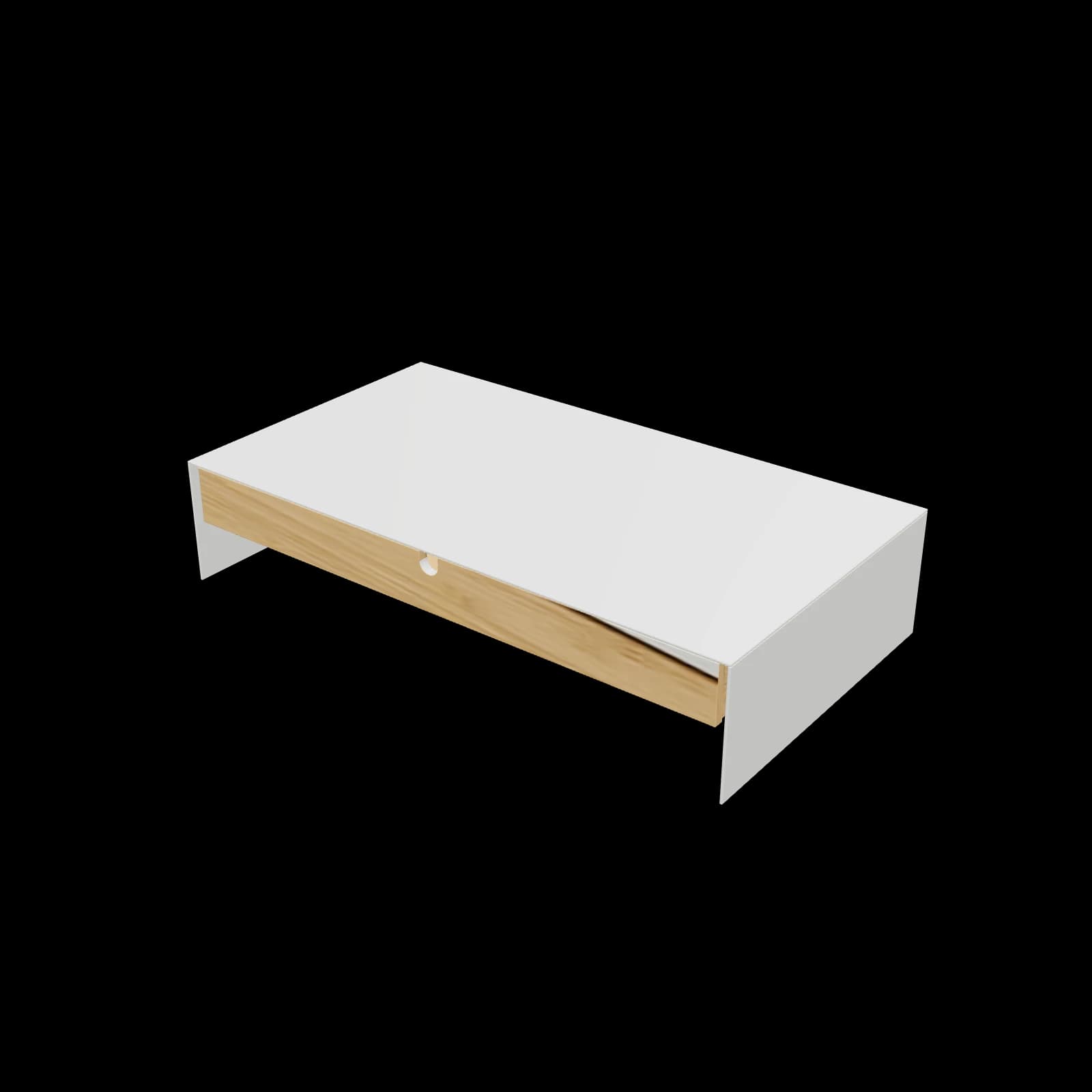 IKEA ELLOVEN 엘로벤 모니터스탠드+서랍 3D 렌더